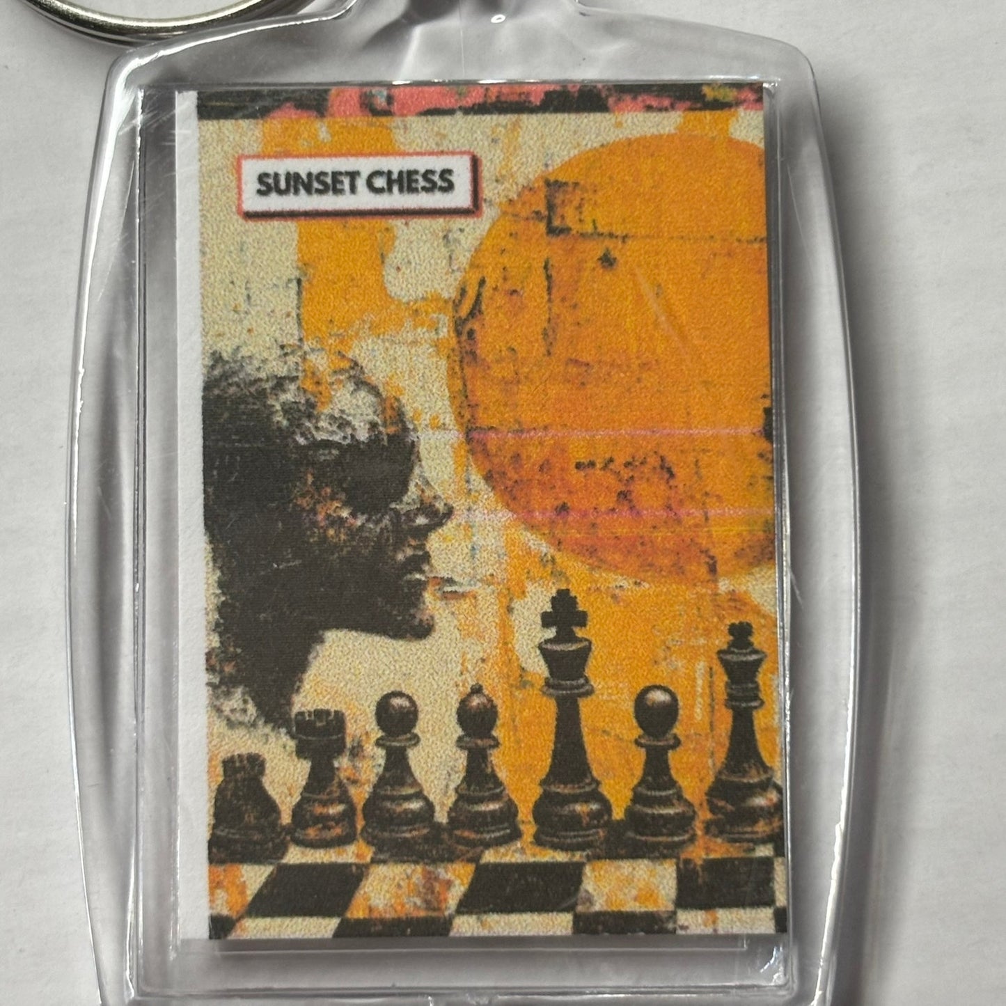 Sun Play - Chess  Photo Keychain