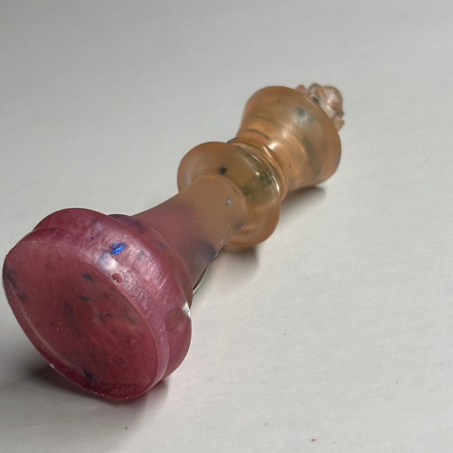 Pink Amber Mixed King - Handmade Resin Keychain