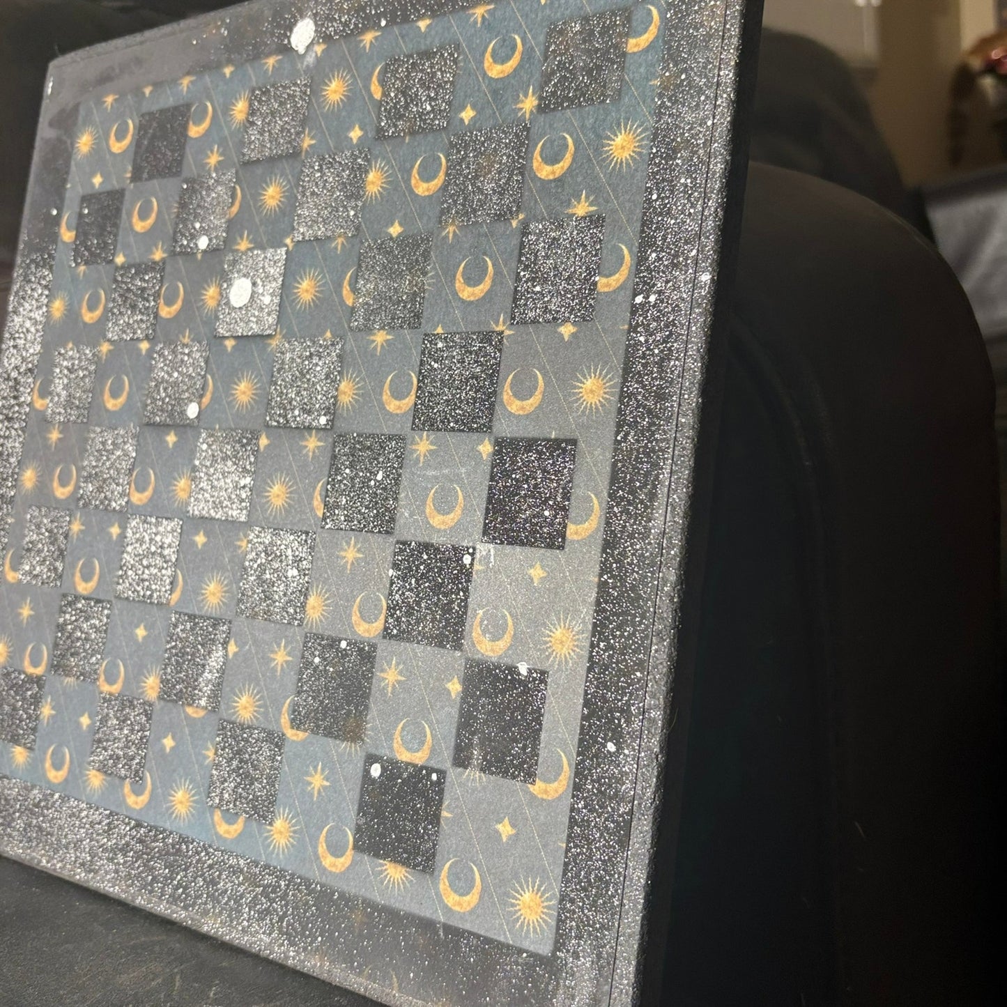 Starry Night - Scrapbook Chess Board