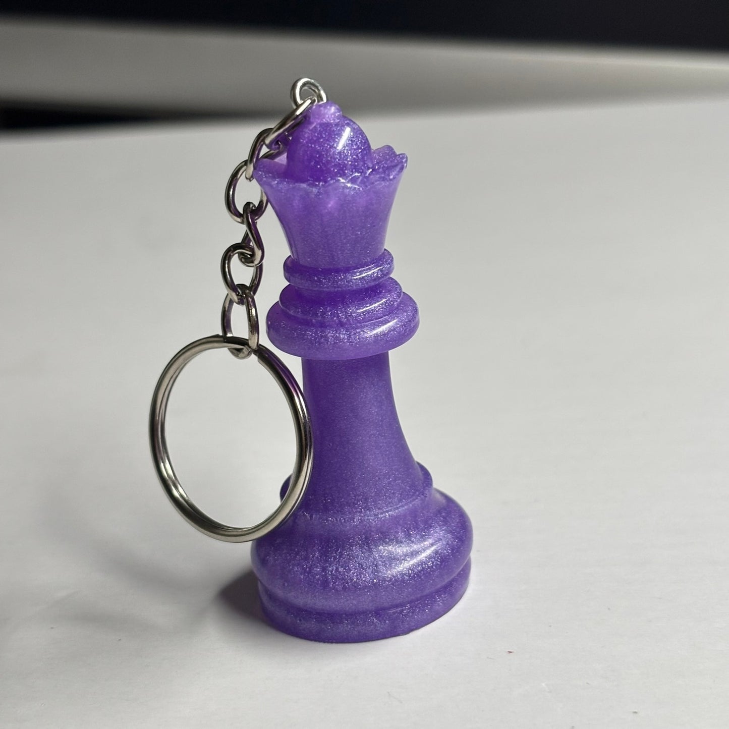 Purple Queen - Handmade Resin Keychain