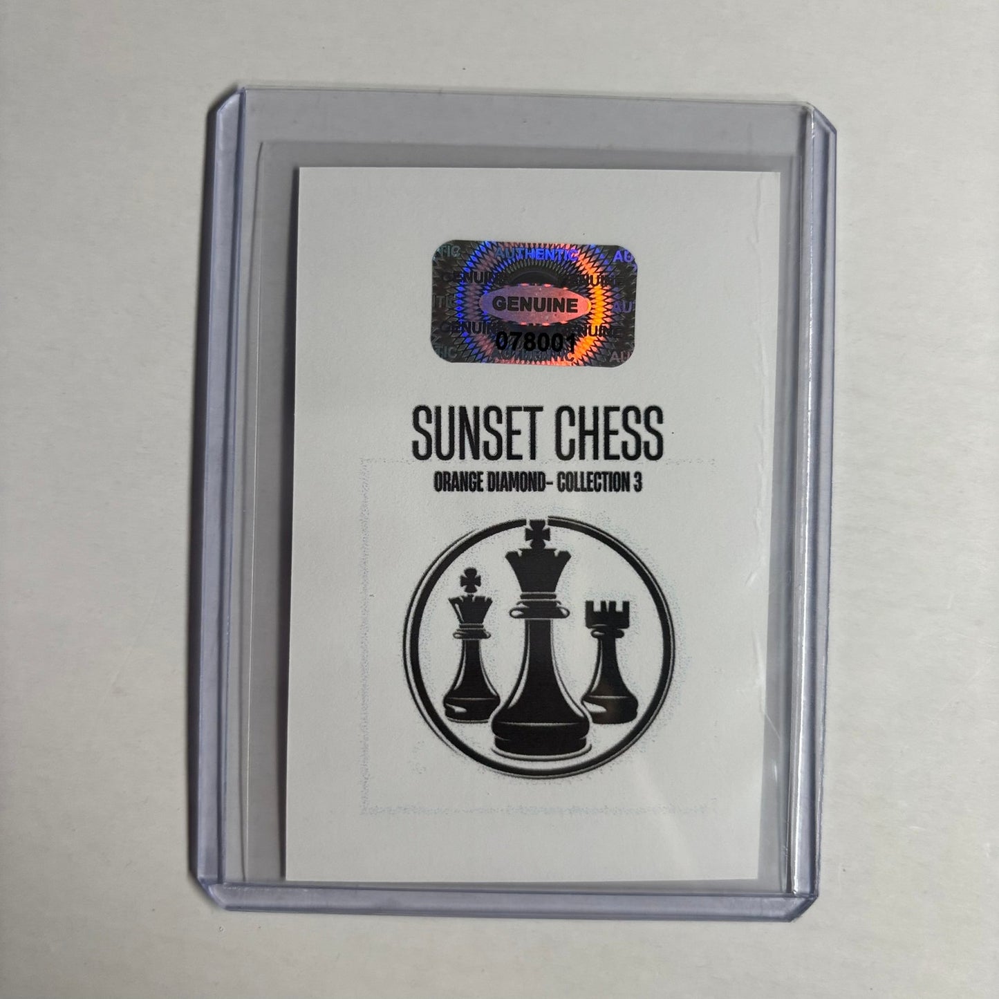 Orange Diamond Collection 3 - Trading Card