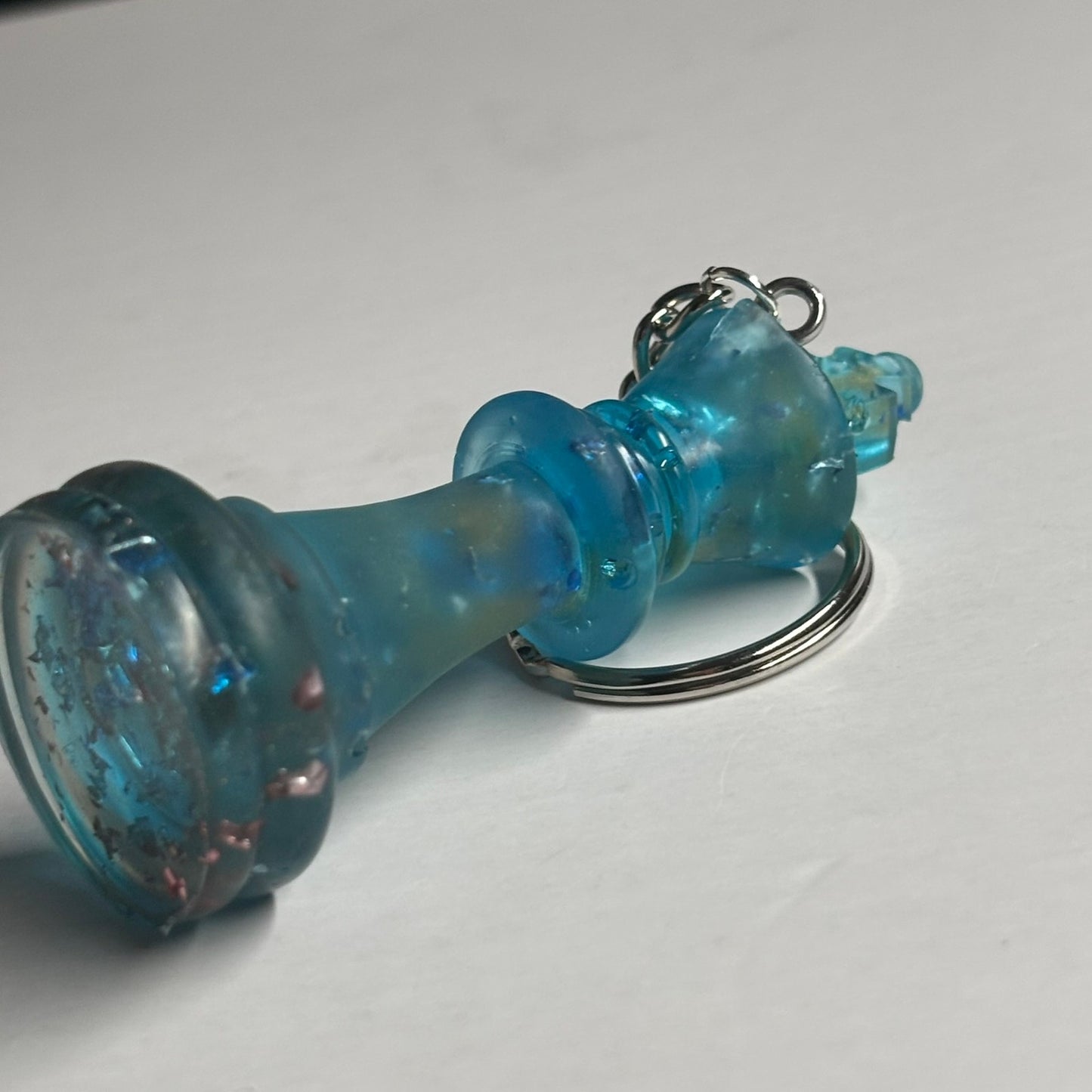 Ocean Blue King - Handmade Resin Keychain
