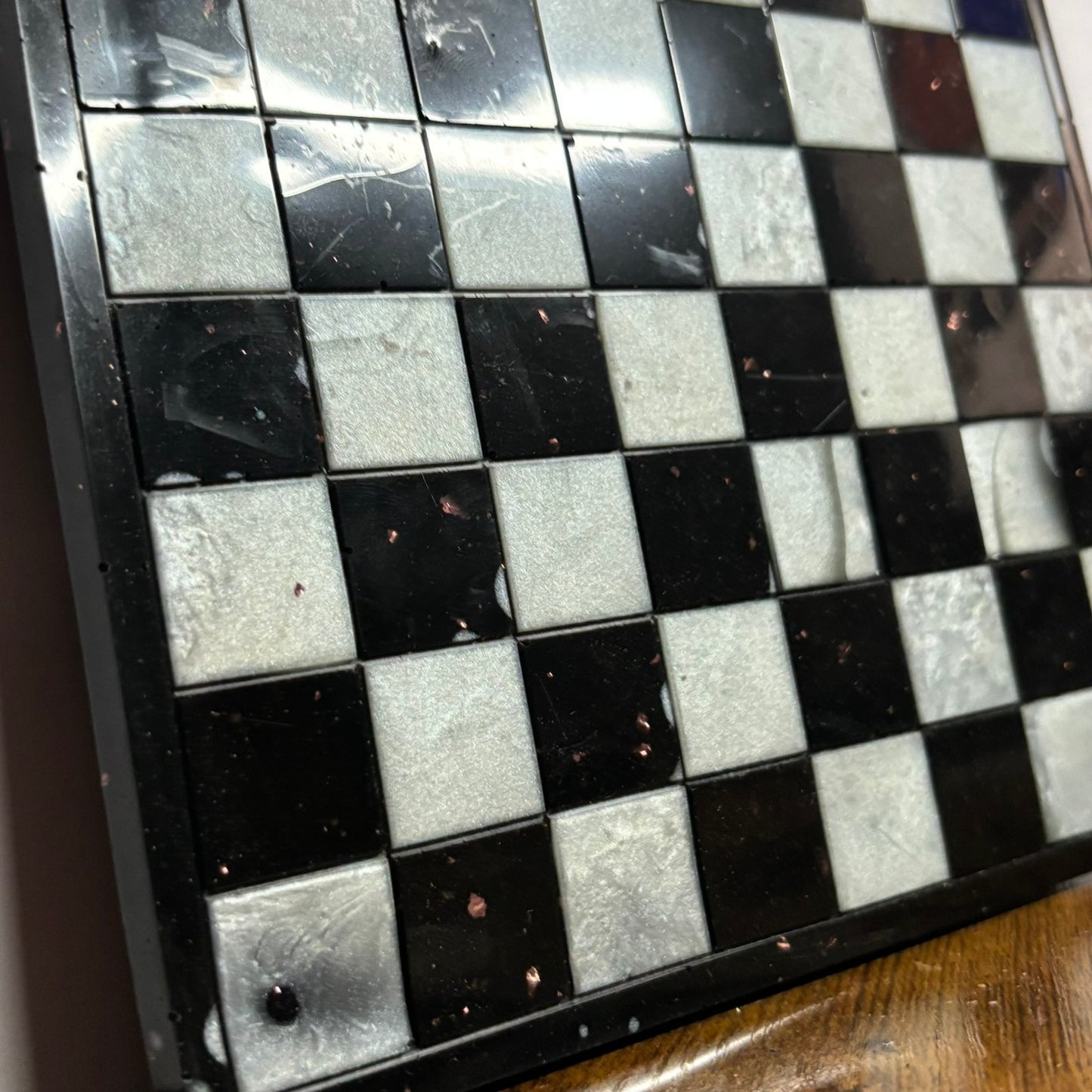 Prestigious Black & White - Resin Chess Board