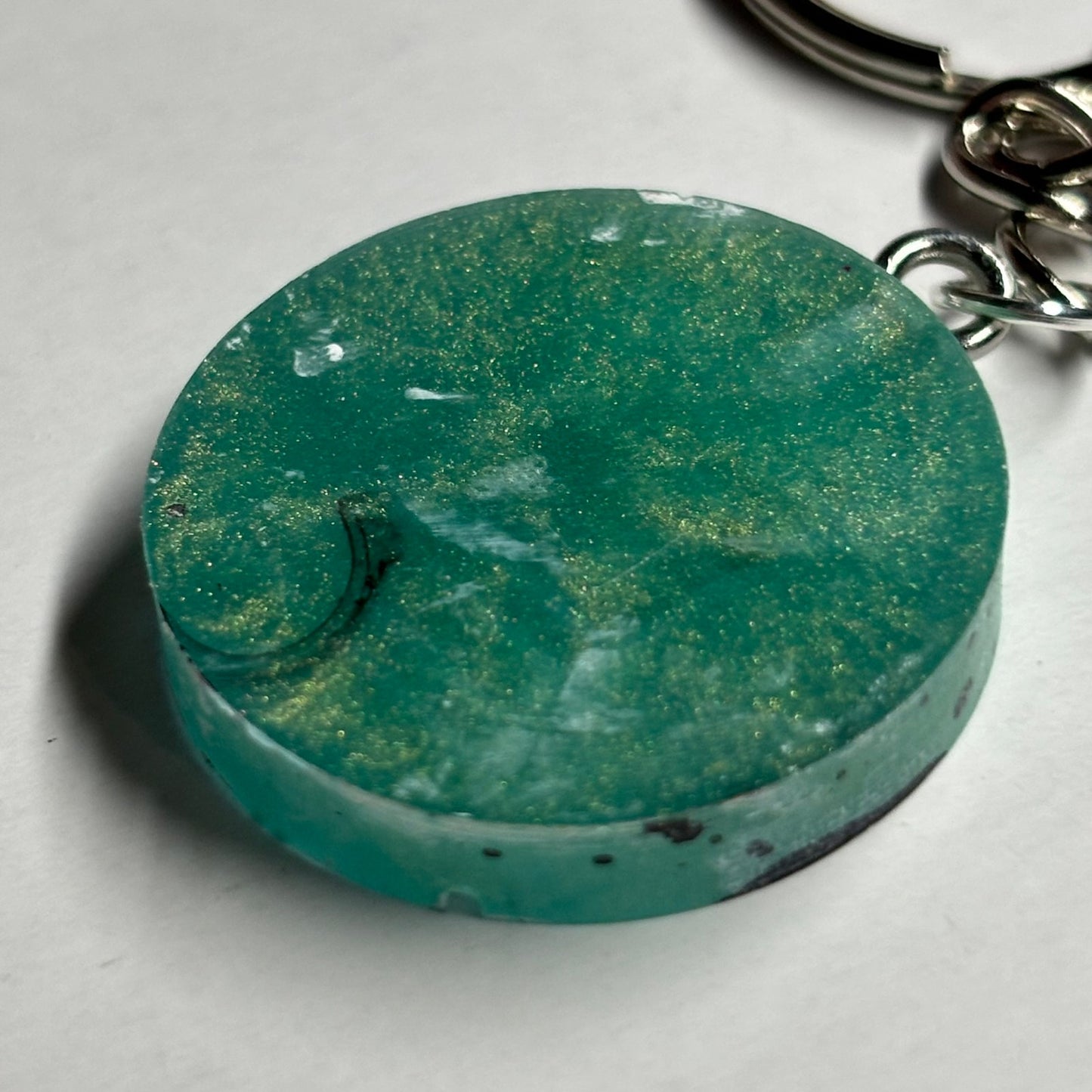 Sploosh Green Rook - Handmade Resin Keychain