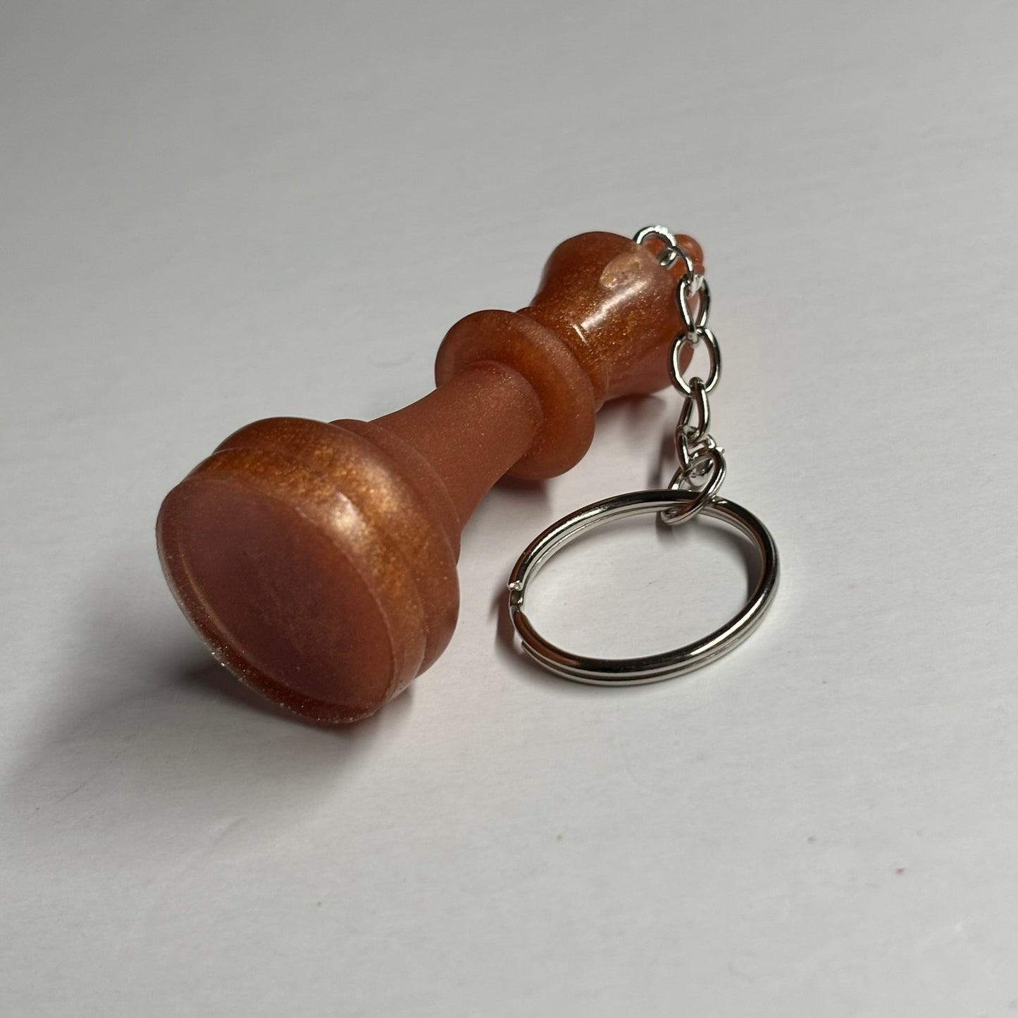 Bronze/Orange King - Handmade Resin Keychain