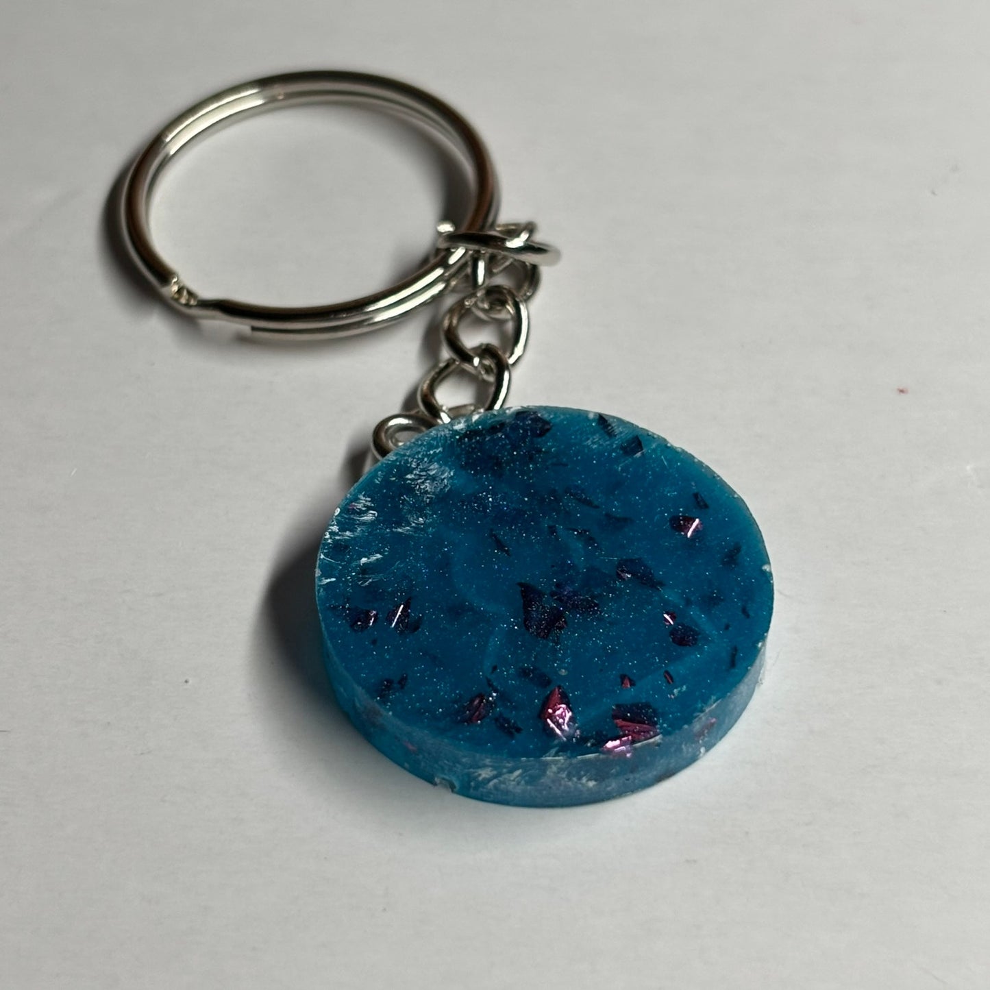 Sparkle Blue Pawn - Handmade Resin Keychain