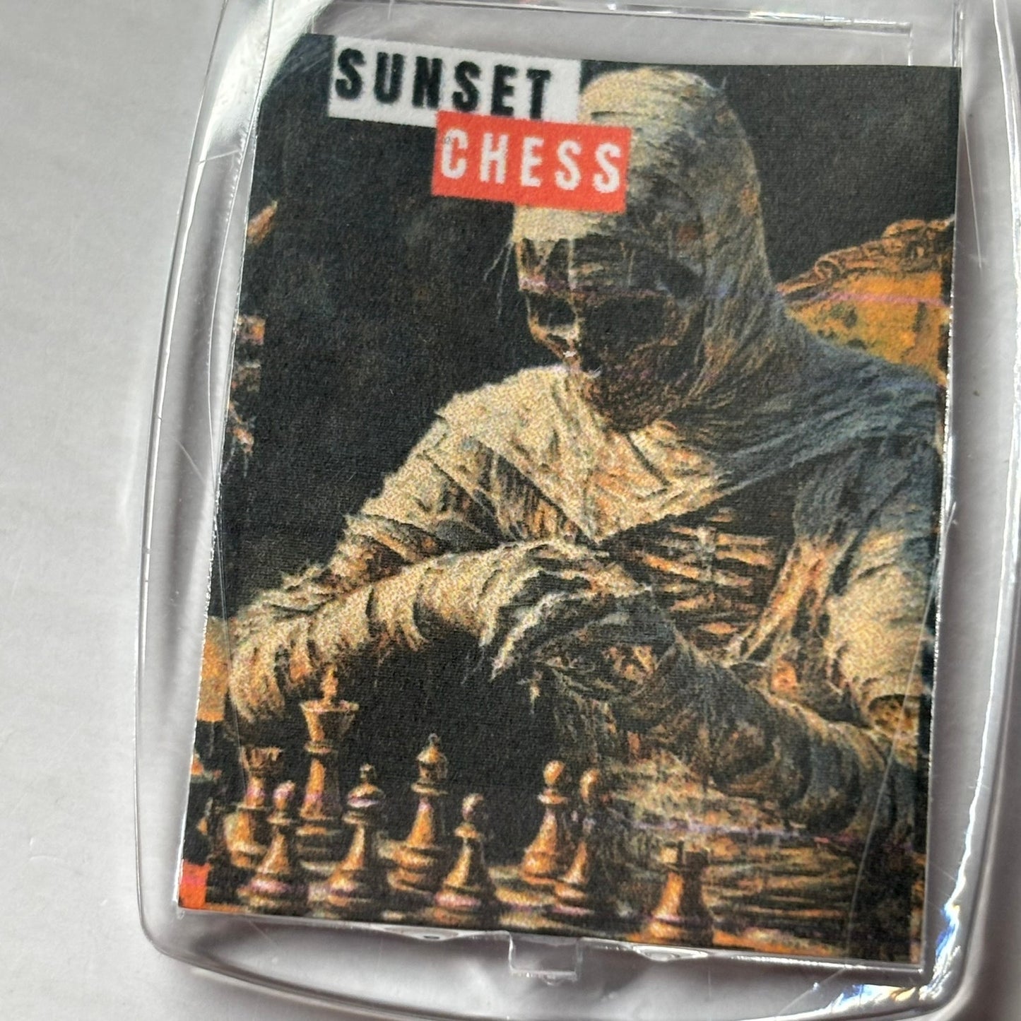 Mummy - Chess  Photo Keychain