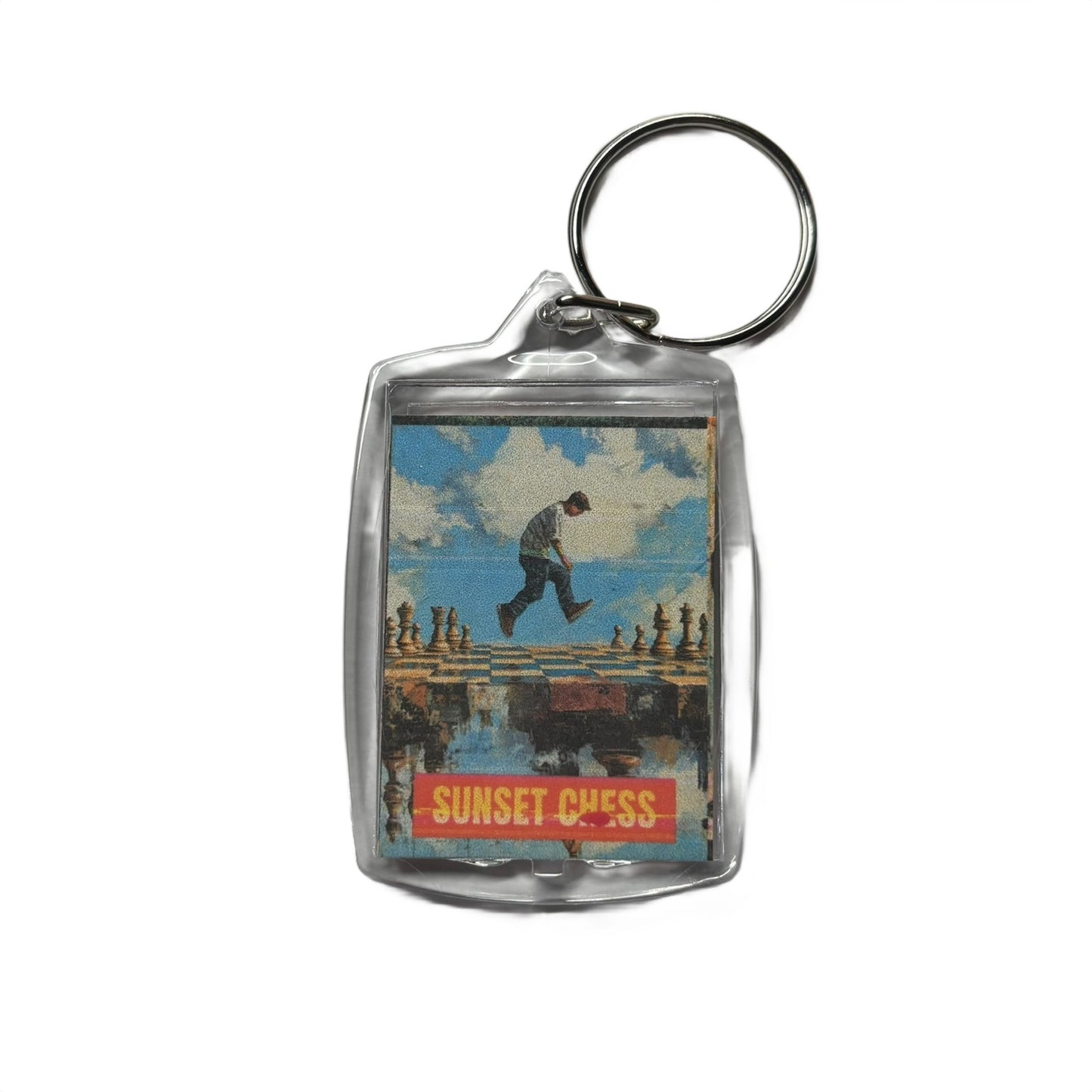 Long Walk - Chess  Photo Keychain