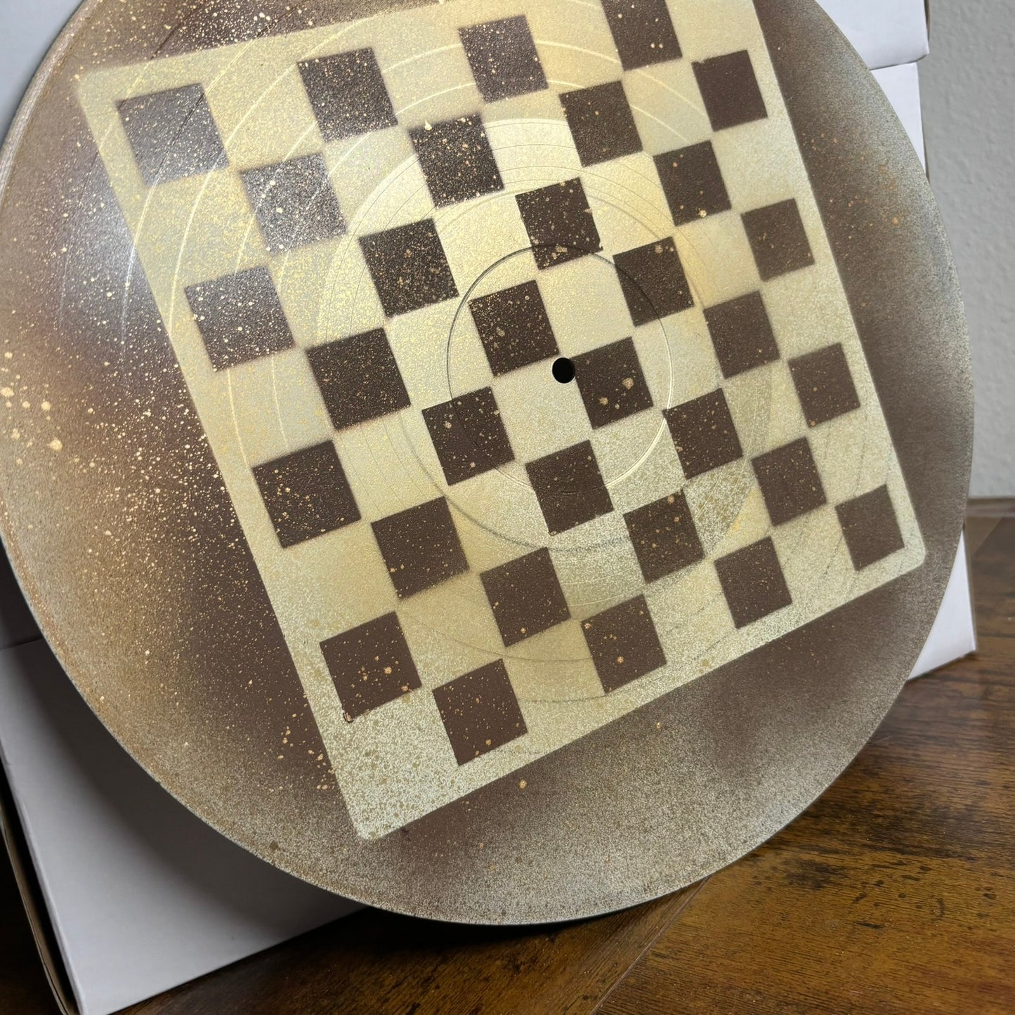 Champagne Gold - Vinyl Chess Board
