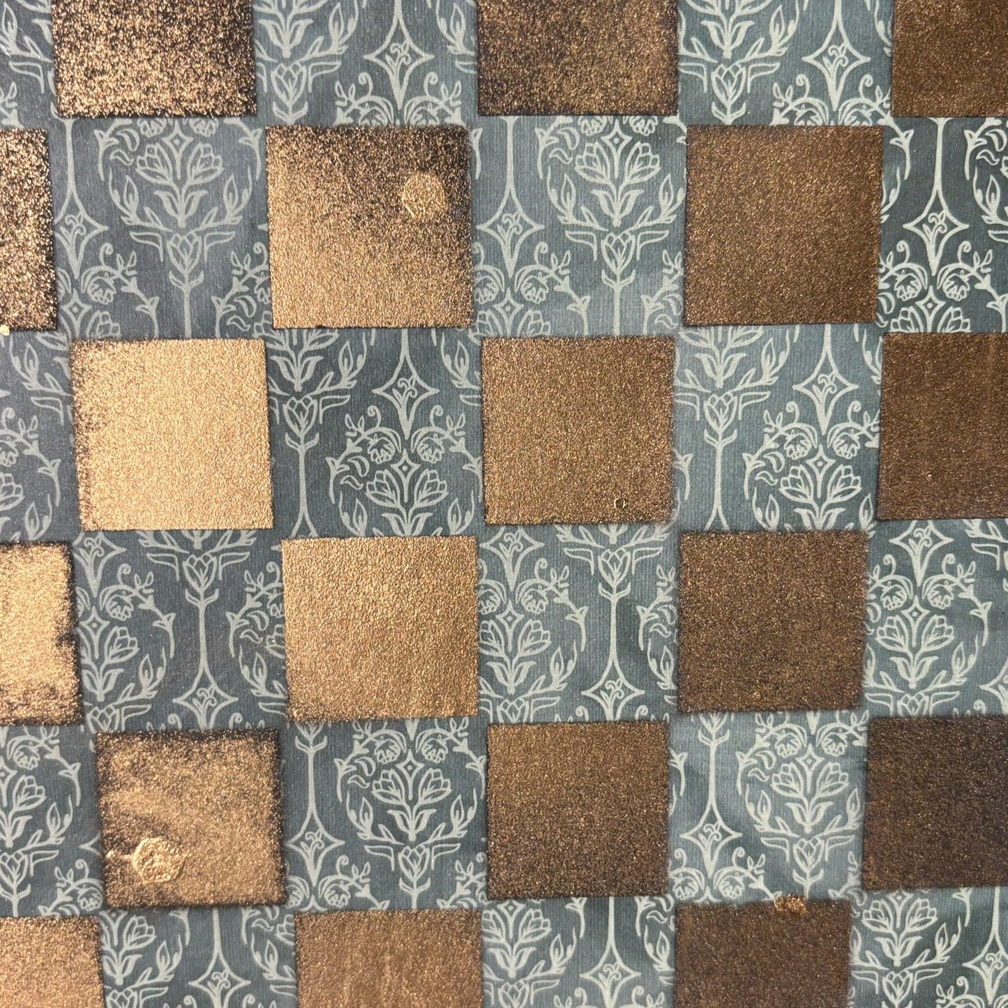 Vintage Green - Scrapbook Chess Board