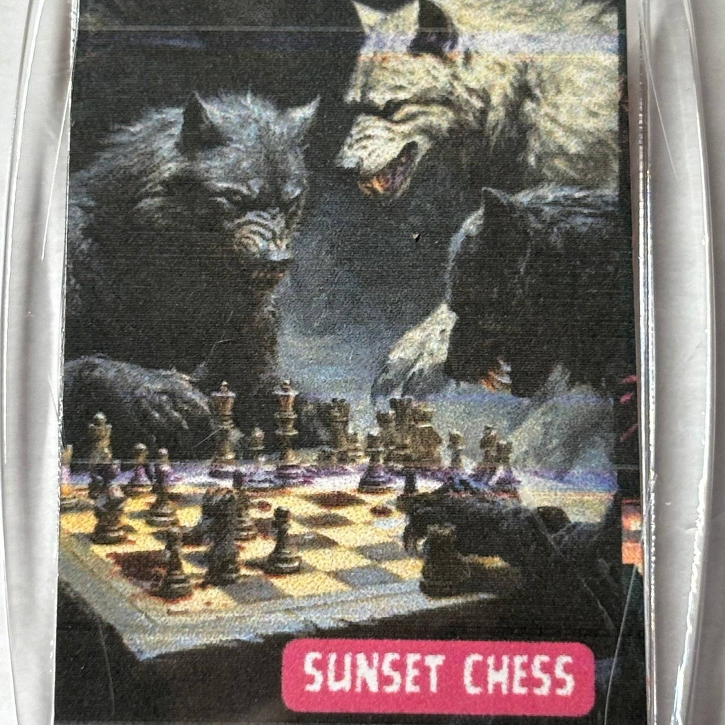 Fierce Beasts - Chess  Photo Keychain