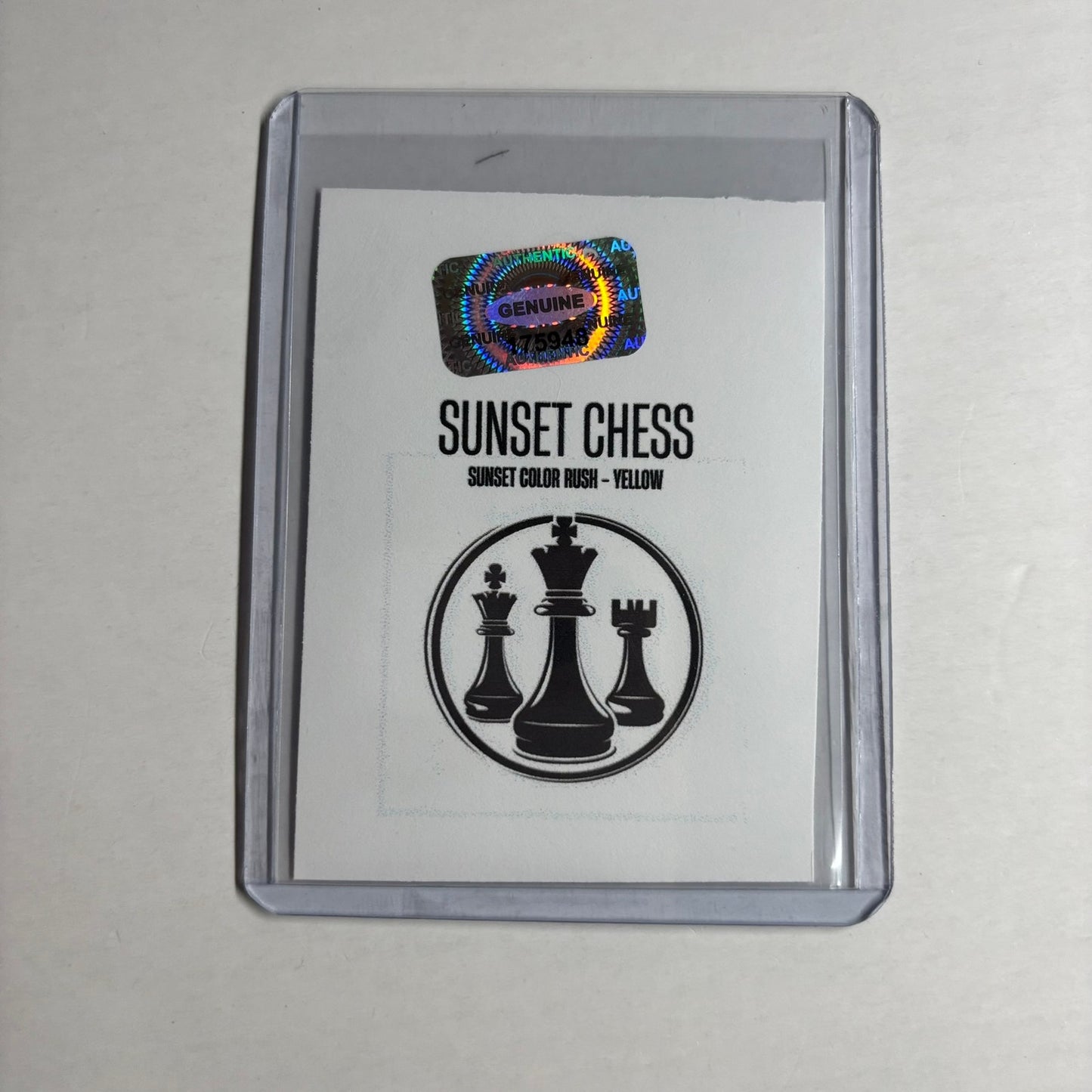 Yellow Collection - Trading Card