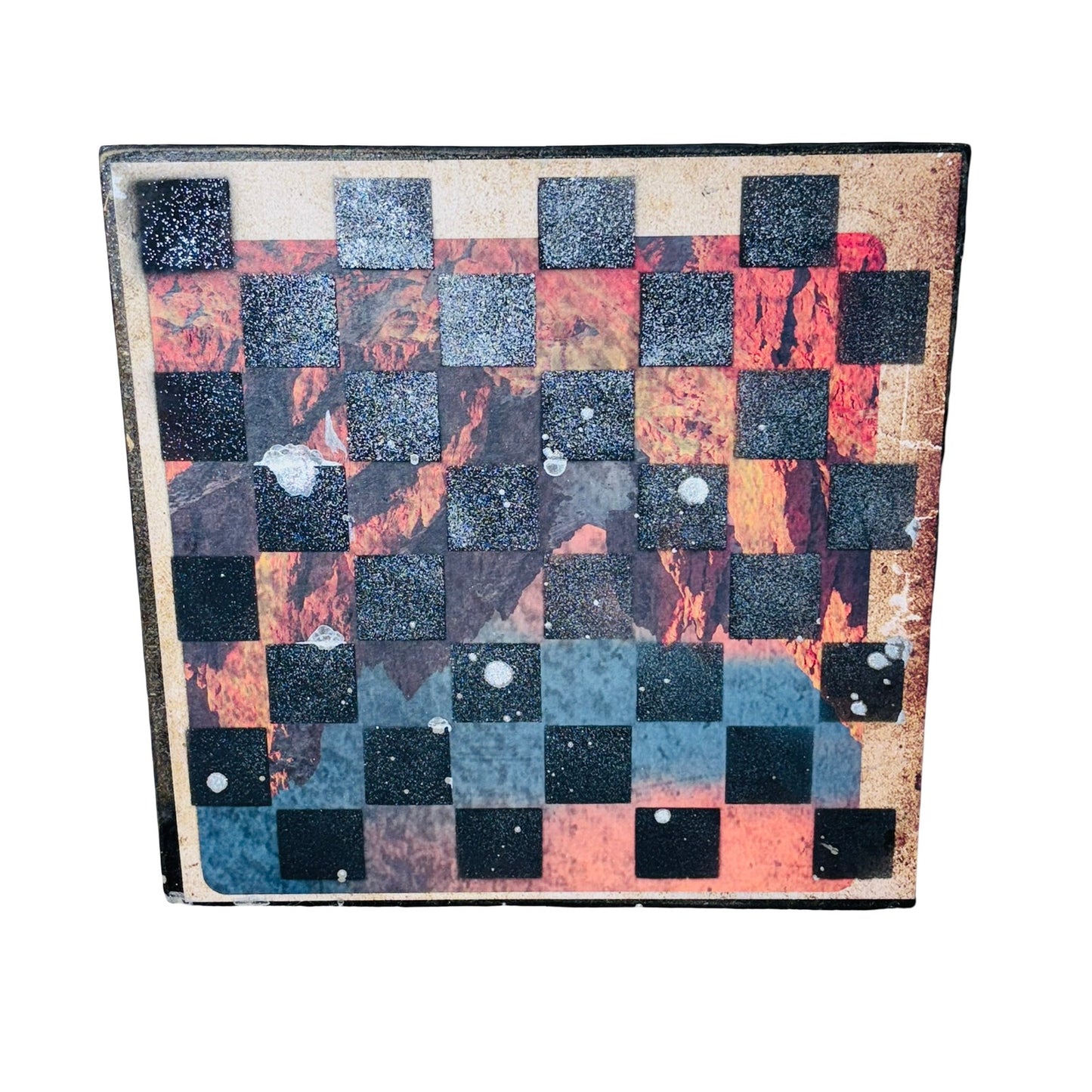Vintage Canyon - Scrapbook Chess Board