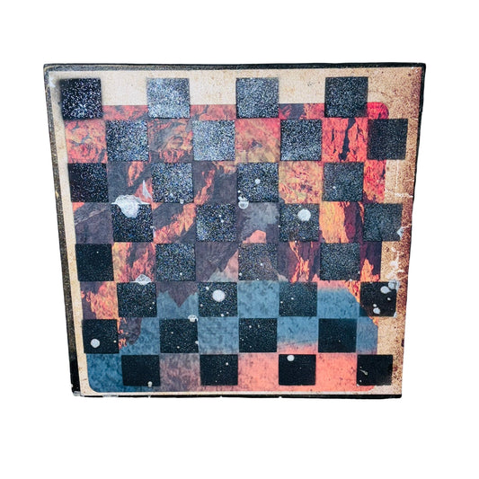 Vintage Canyon - Scrapbook Chess Board