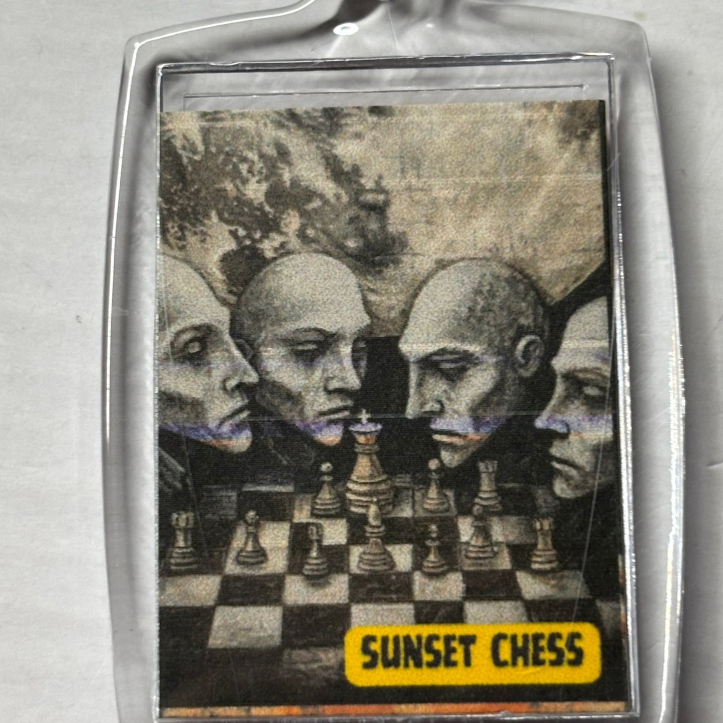 Honorable Four - Chess  Photo Keychain