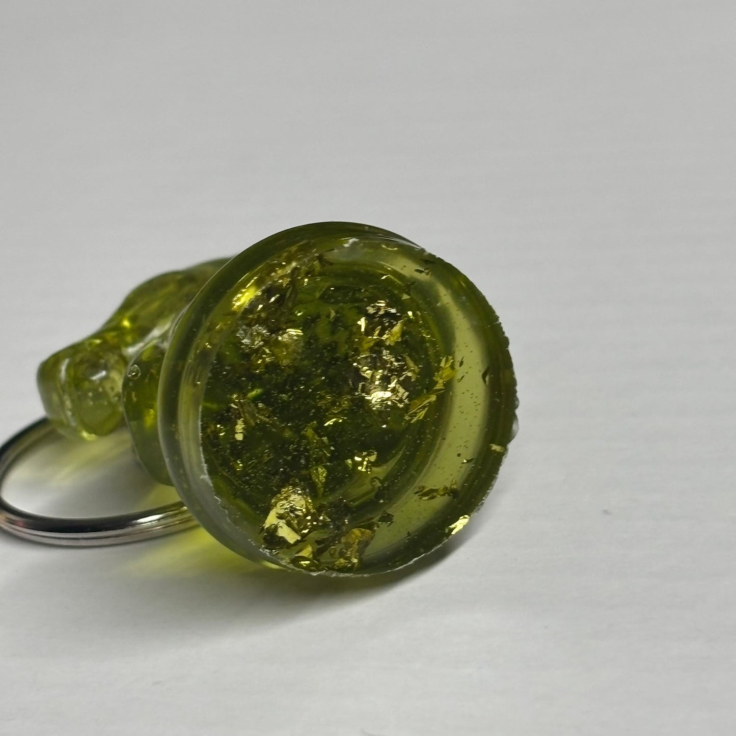 Green Lime Knight - Handmade Resin Keychain