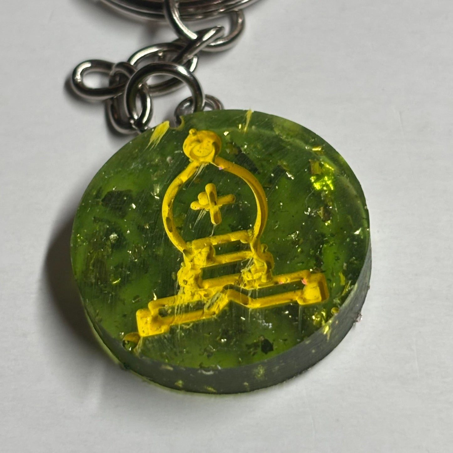 Prestigious Bishop - Handmade Resin Keychain - Flat Edition