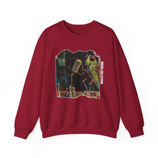 Cricket Jazz - Red Chess Crewneck Sweater
