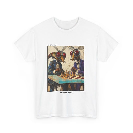 The Fly Brothers - White Chess T Shirt
