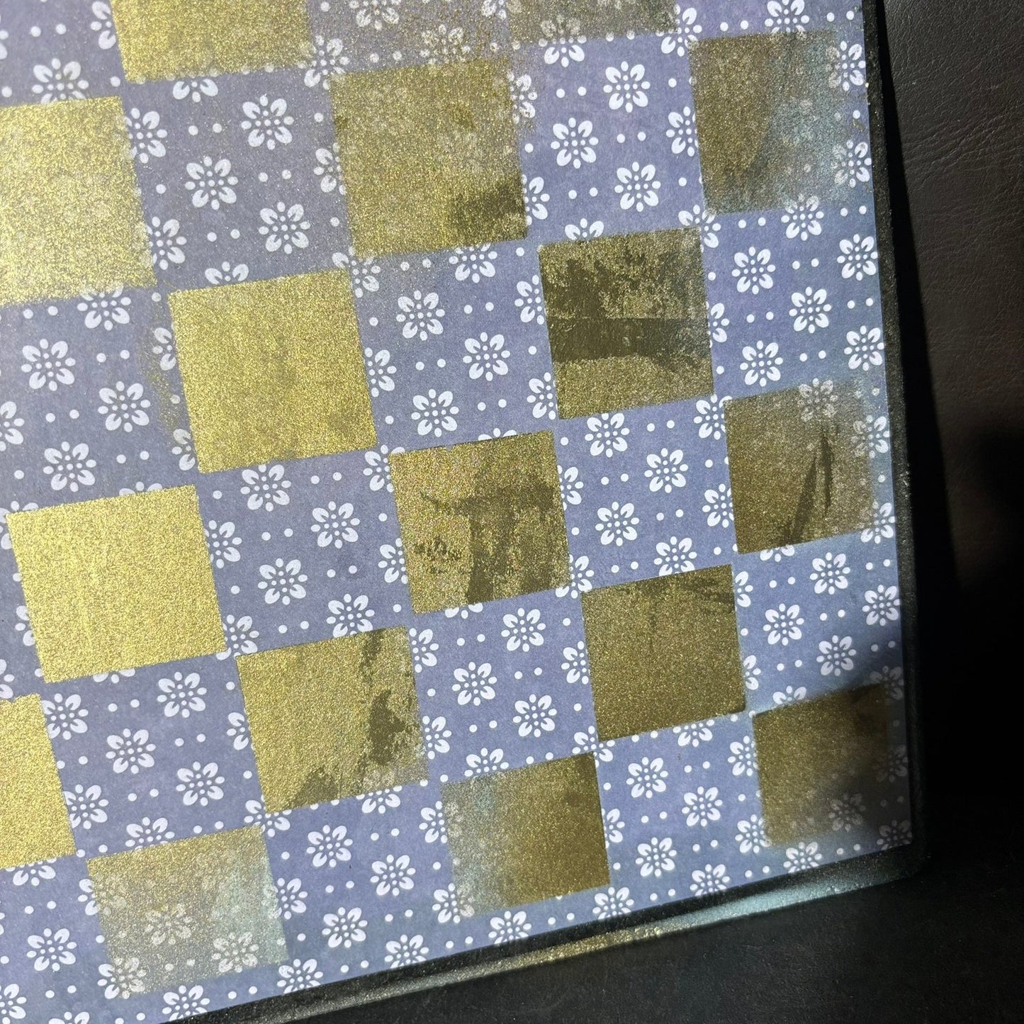 Golden Hue - Scrapbook Chess Board