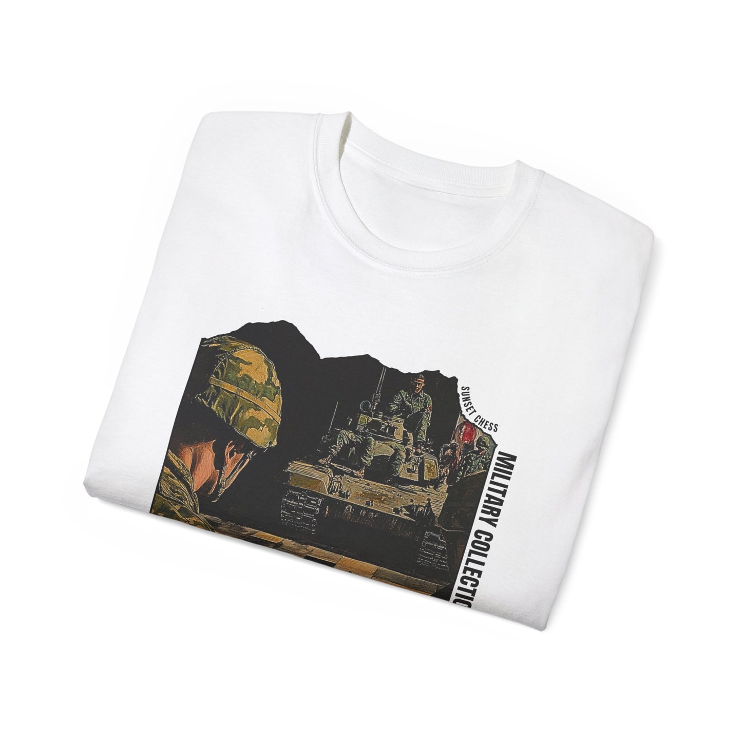 Military Strategy - White Chess T Shirt