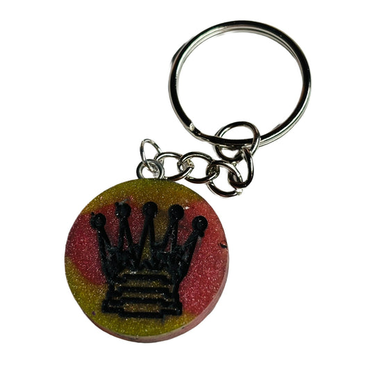 Color Mix Queen - Handmade Resin Keychain