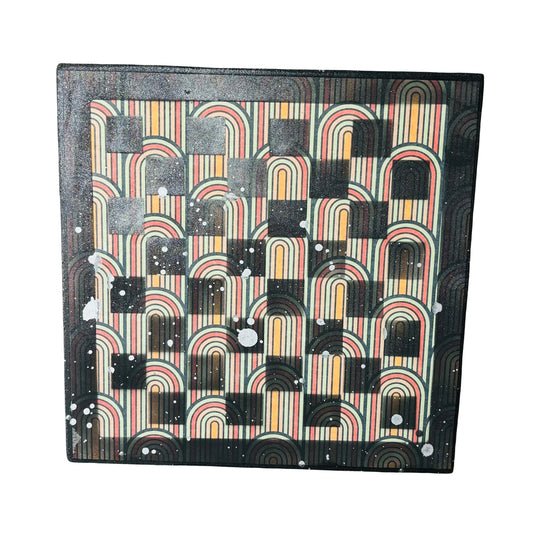The 70's Vibes - Scrapbook Chess Board