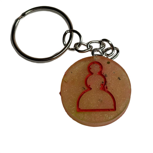 Vintage Pawn - Handmade Resin Keychain