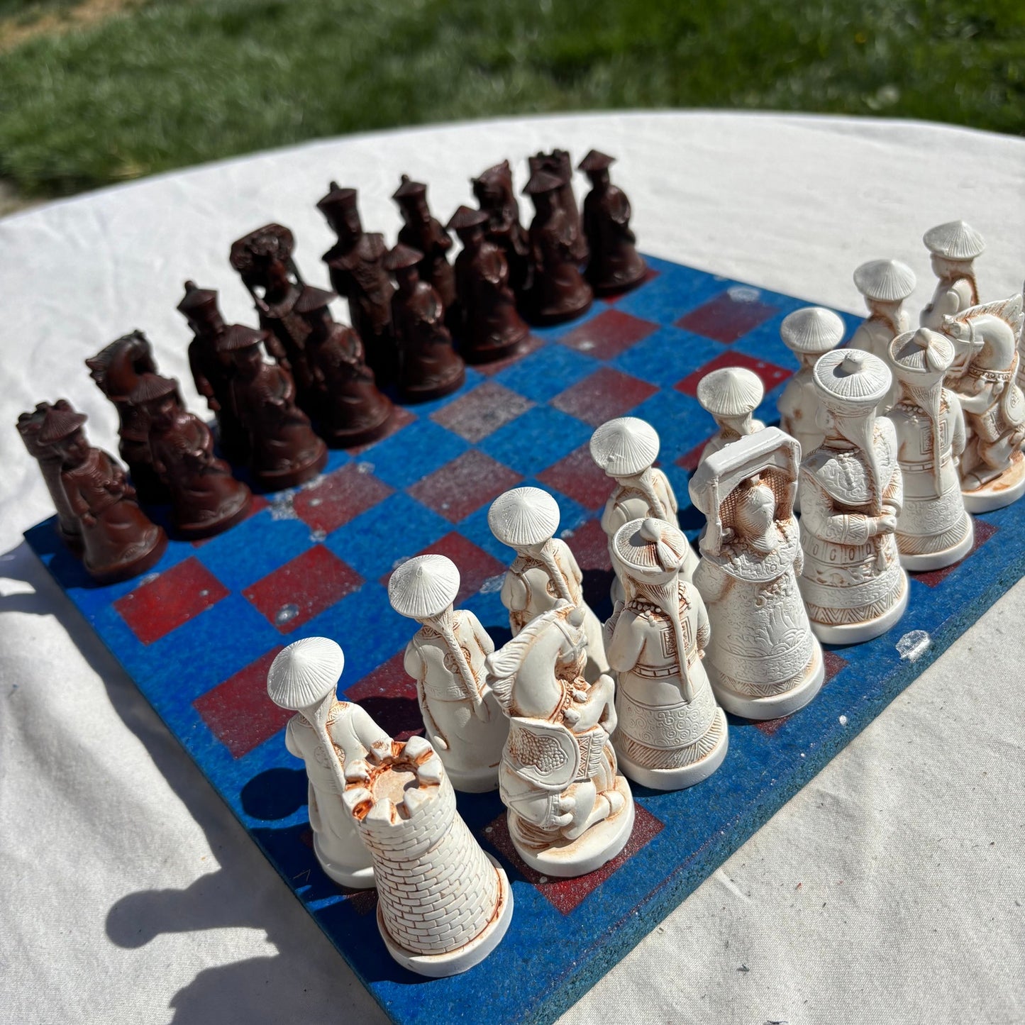 Space Red/Blue - Chinese Edition Chess Set