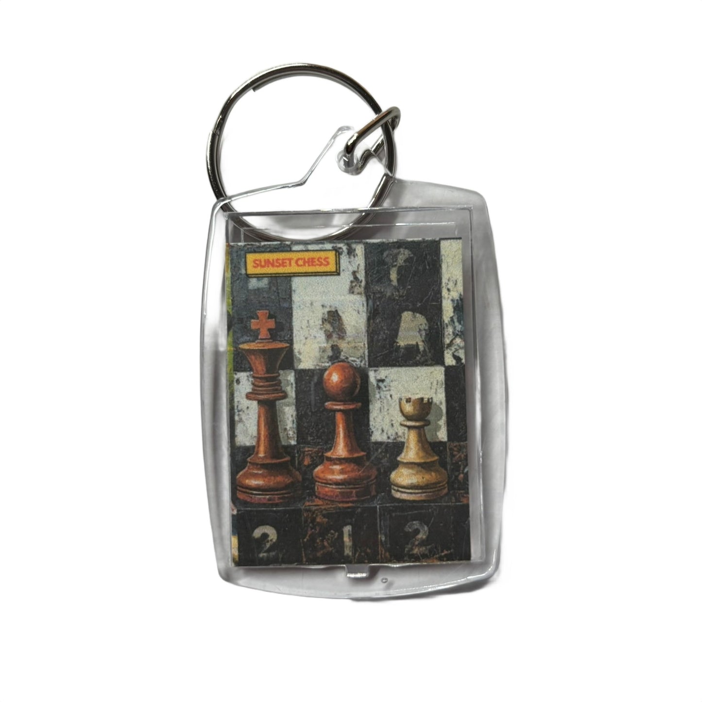 The Line - Chess  Photo Keychain