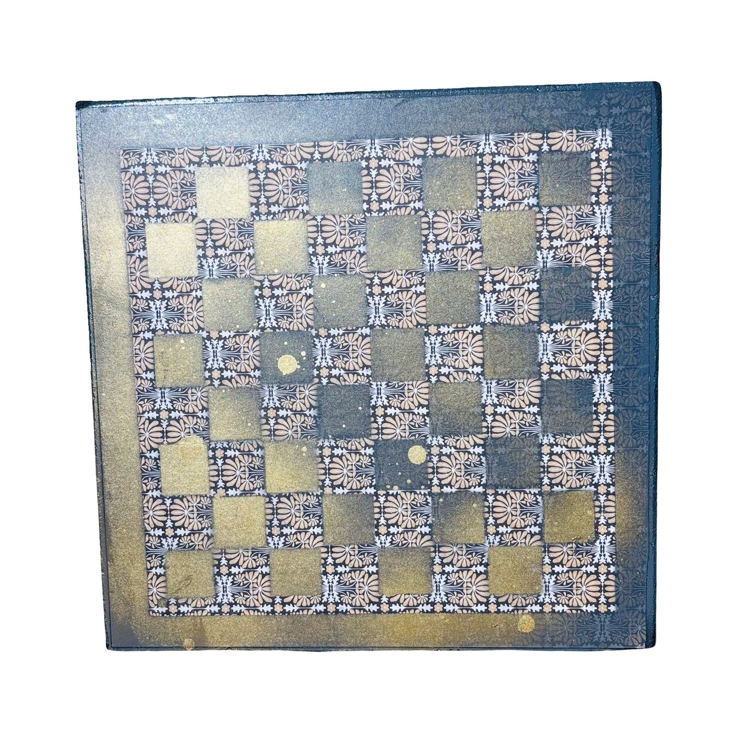 Classy Gold - Scrapbook Chess Board