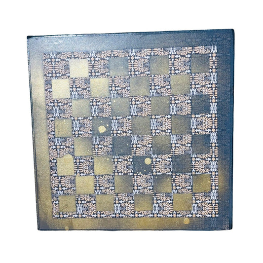 Classy Gold - Scrapbook Chess Board