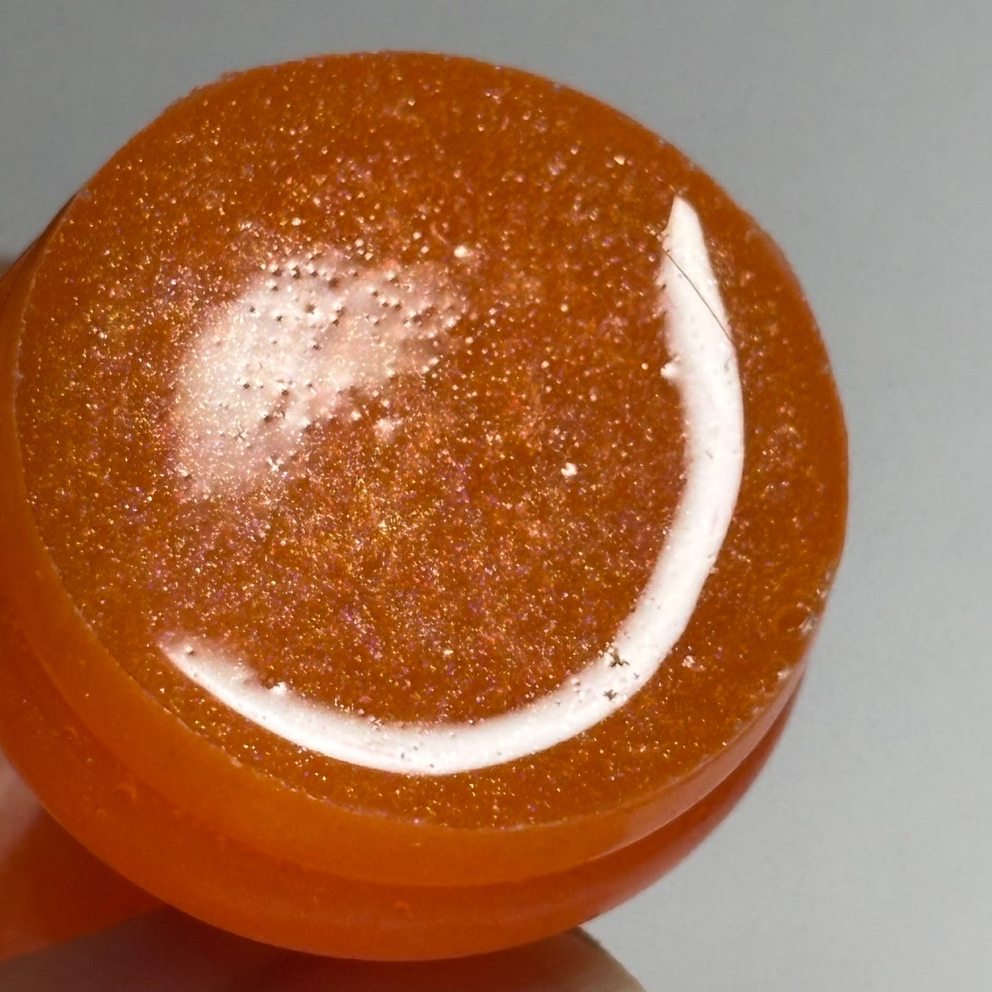 Plain Orange Queen - Handmade Resin Keychain