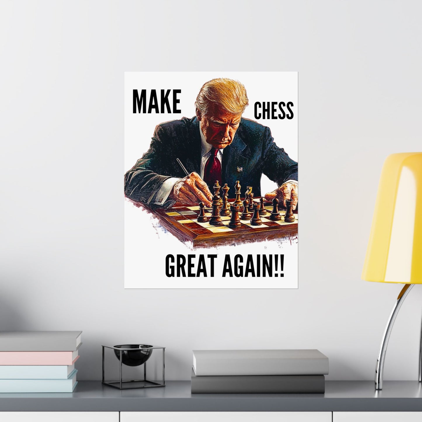 Make Chess Great Again - Matte Vertical Poster 16"x20"