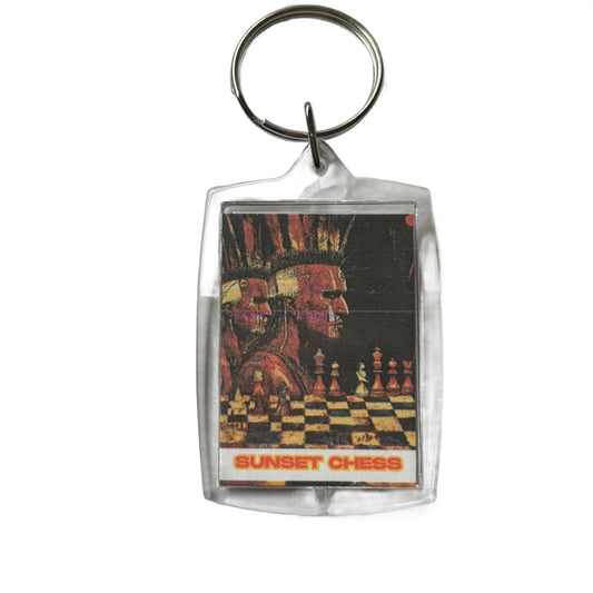 Indians - Chess  Photo Keychain