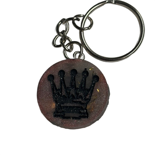 Sliver/Red Queen - Handmade Resin Keychain
