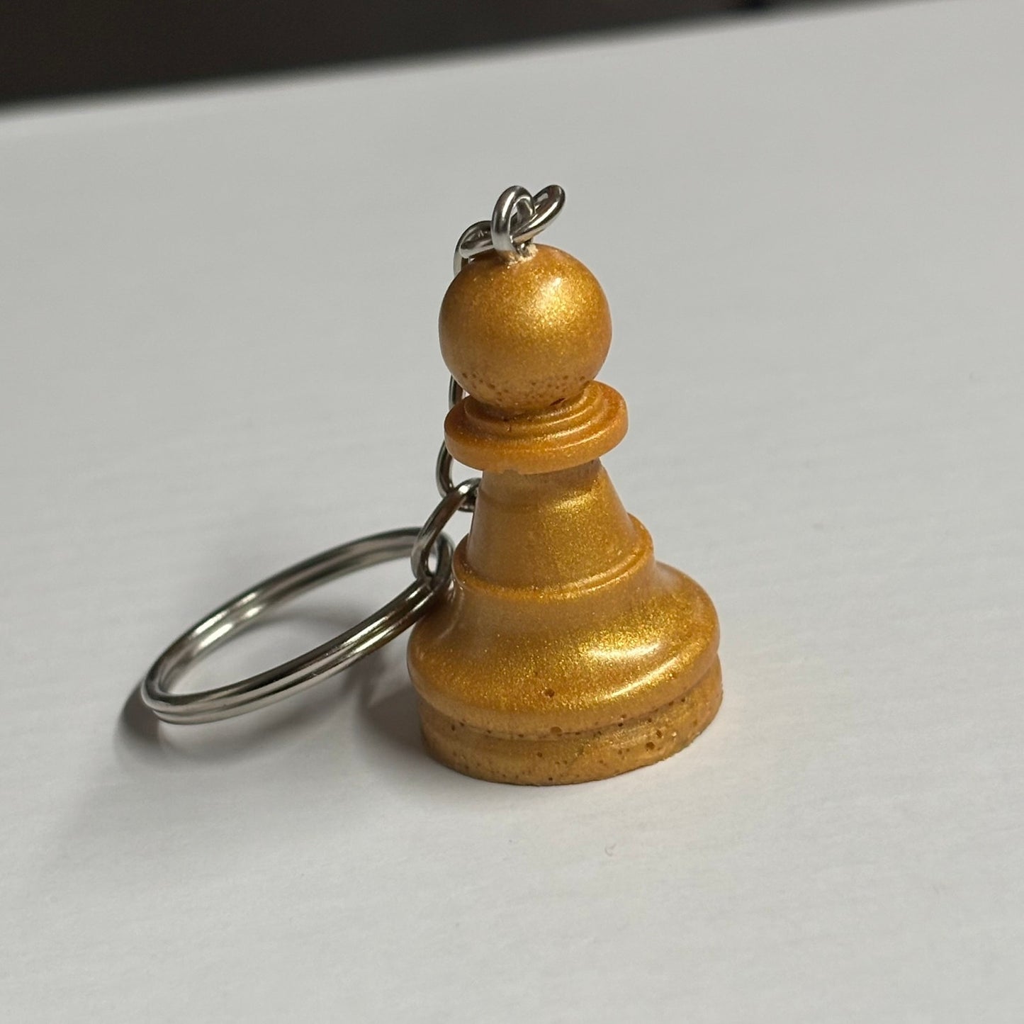 Royal Yellow Pawn - Handmade Resin Keychain