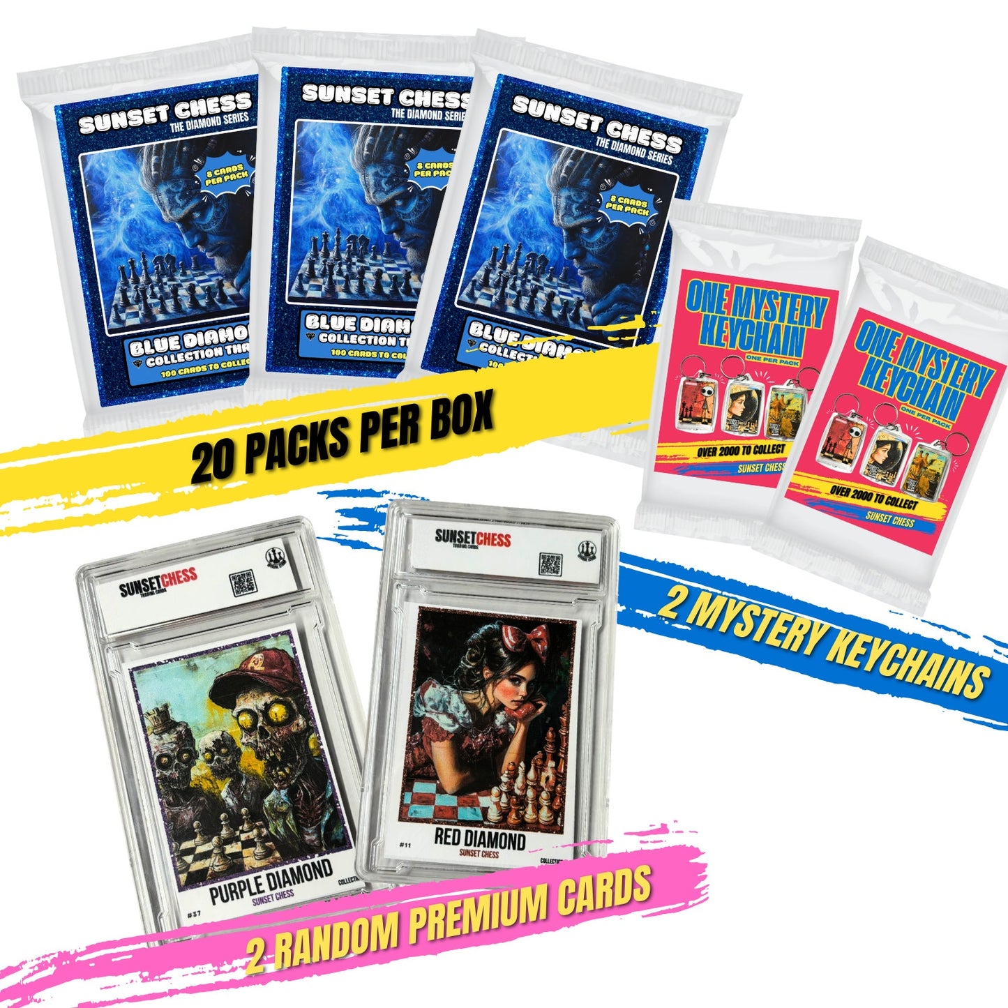 Blue Diamond Part 3 - Jumbo Box Pack - Chess Trading Cards