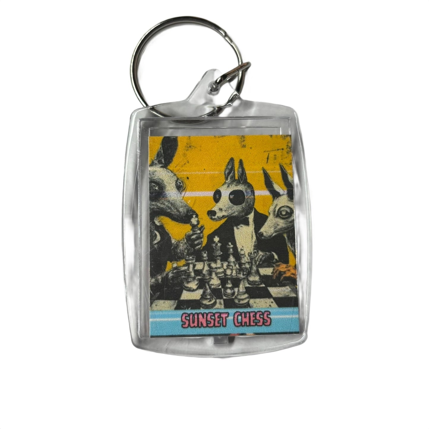 Beasts Game Night - Chess  Photo Keychain