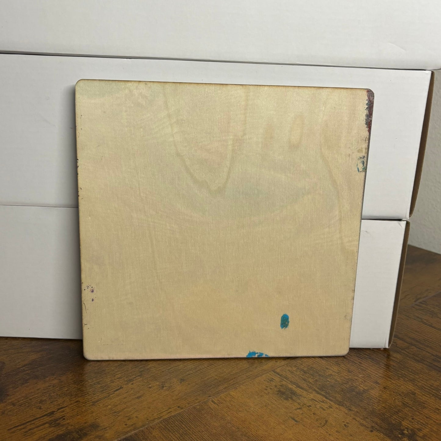 Yellow & Green Mix - Painted Thin Wooden Chess Board