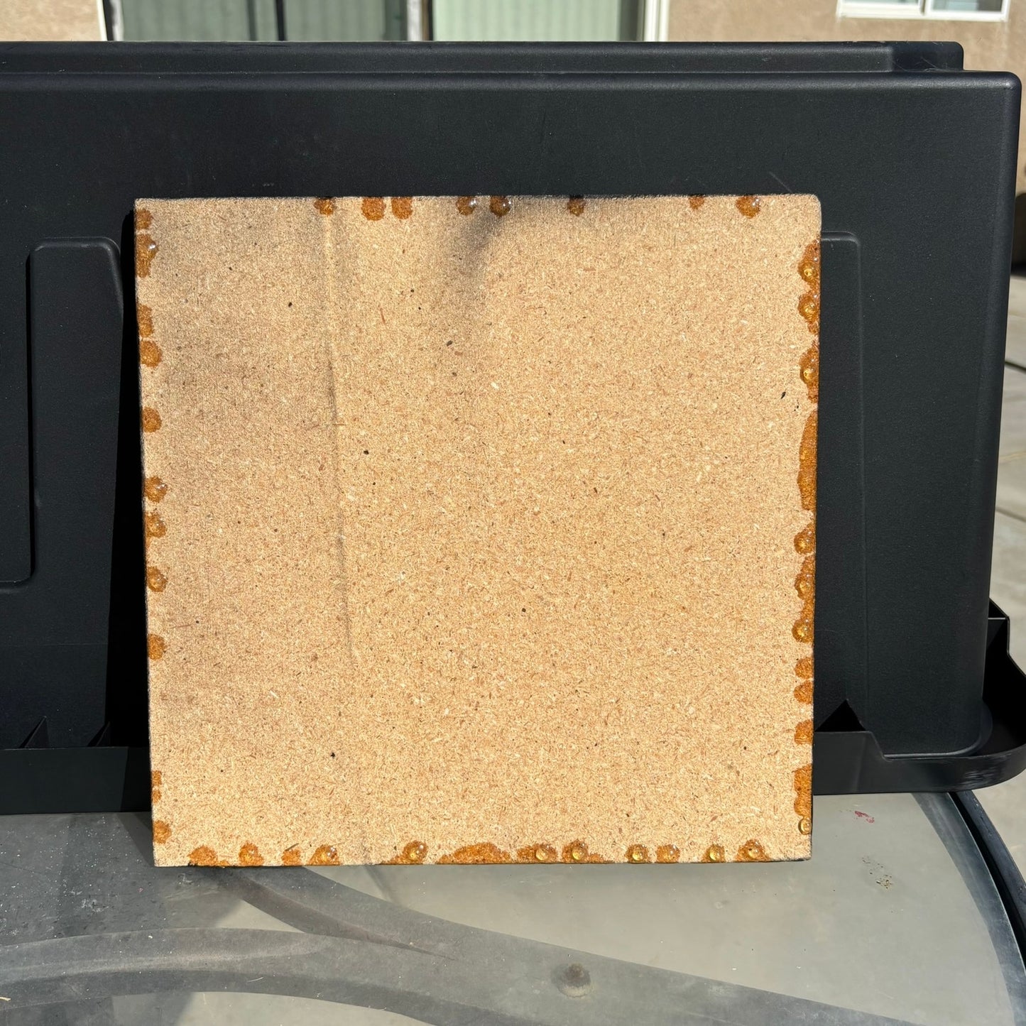 Golden Green - Resin Coated Chess Board