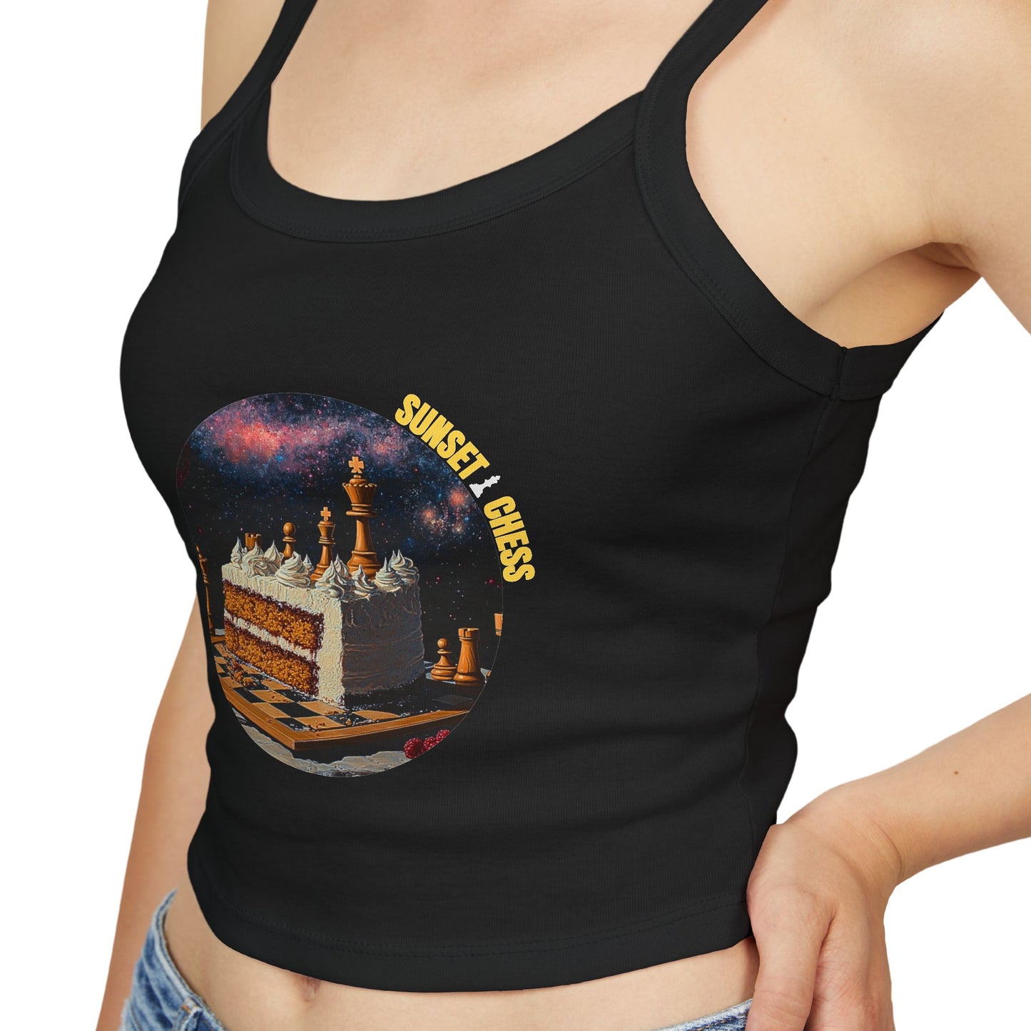 Space Cake - Black Women's Tank Top