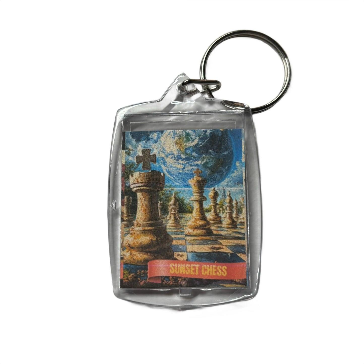 Far Out - Chess  Photo Keychain