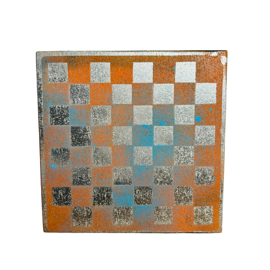 Miami Chrome - Painted Double Sided Chess Board