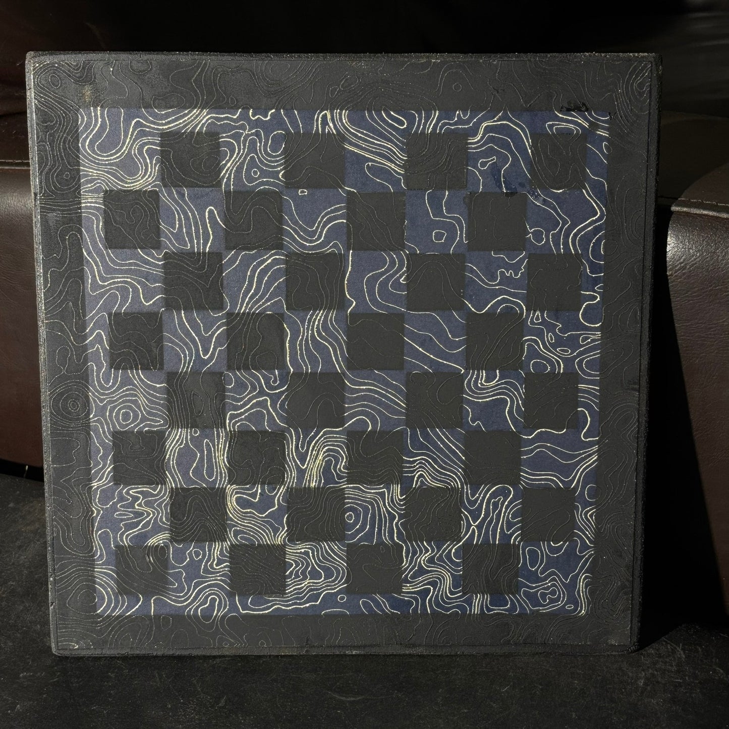 Stealth Black - Scrapbook Chess Board