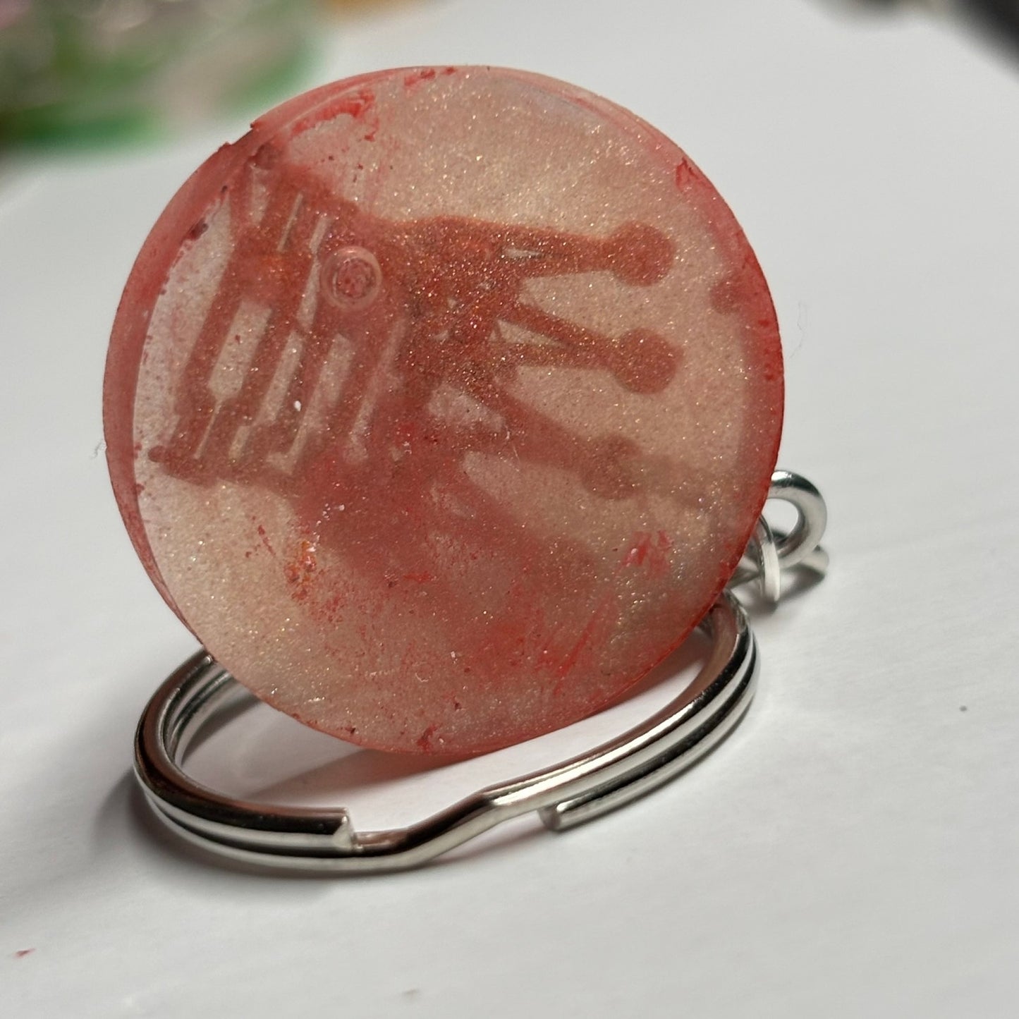 Red Dark King - Handmade Resin Keychain