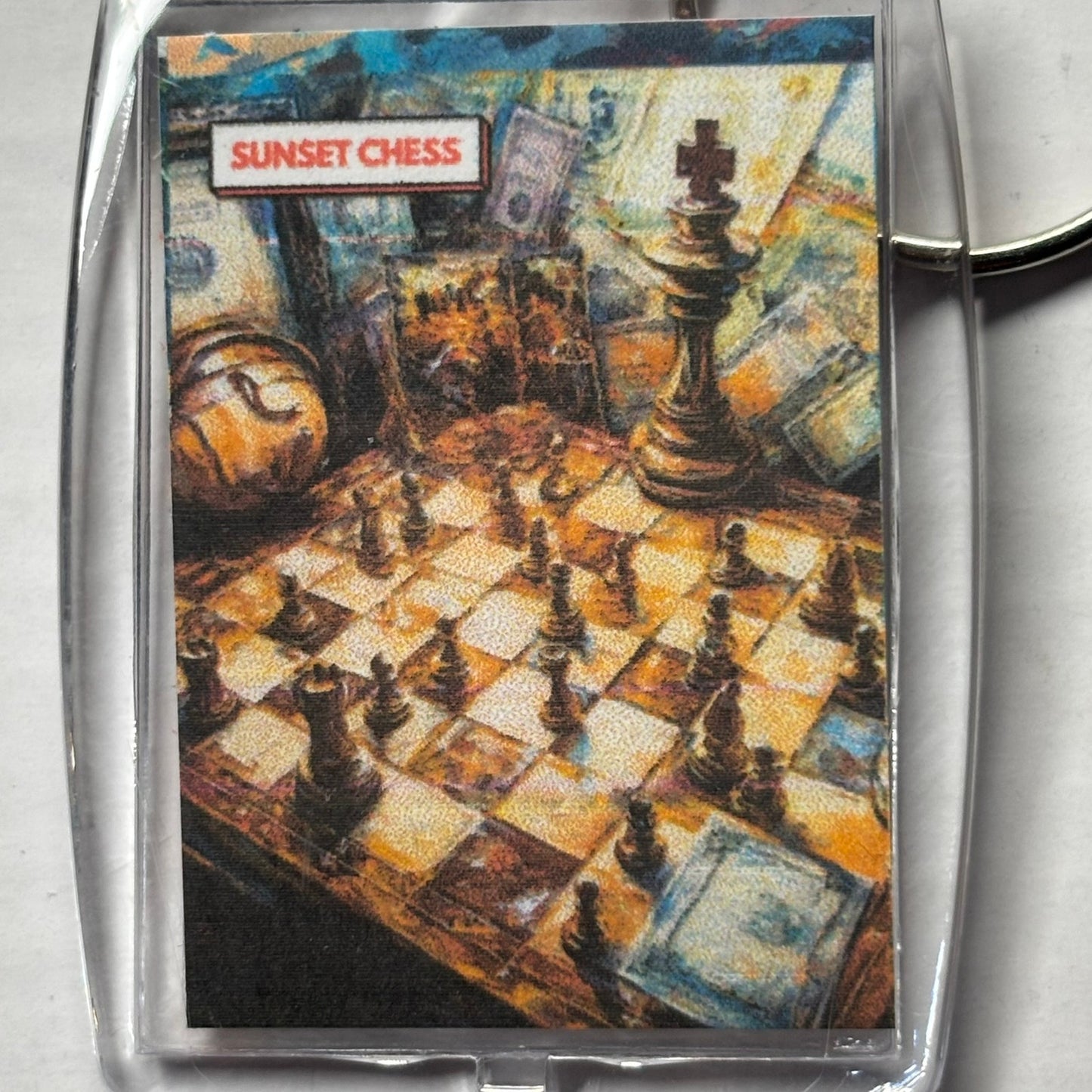 The Board - Chess  Photo Keychain