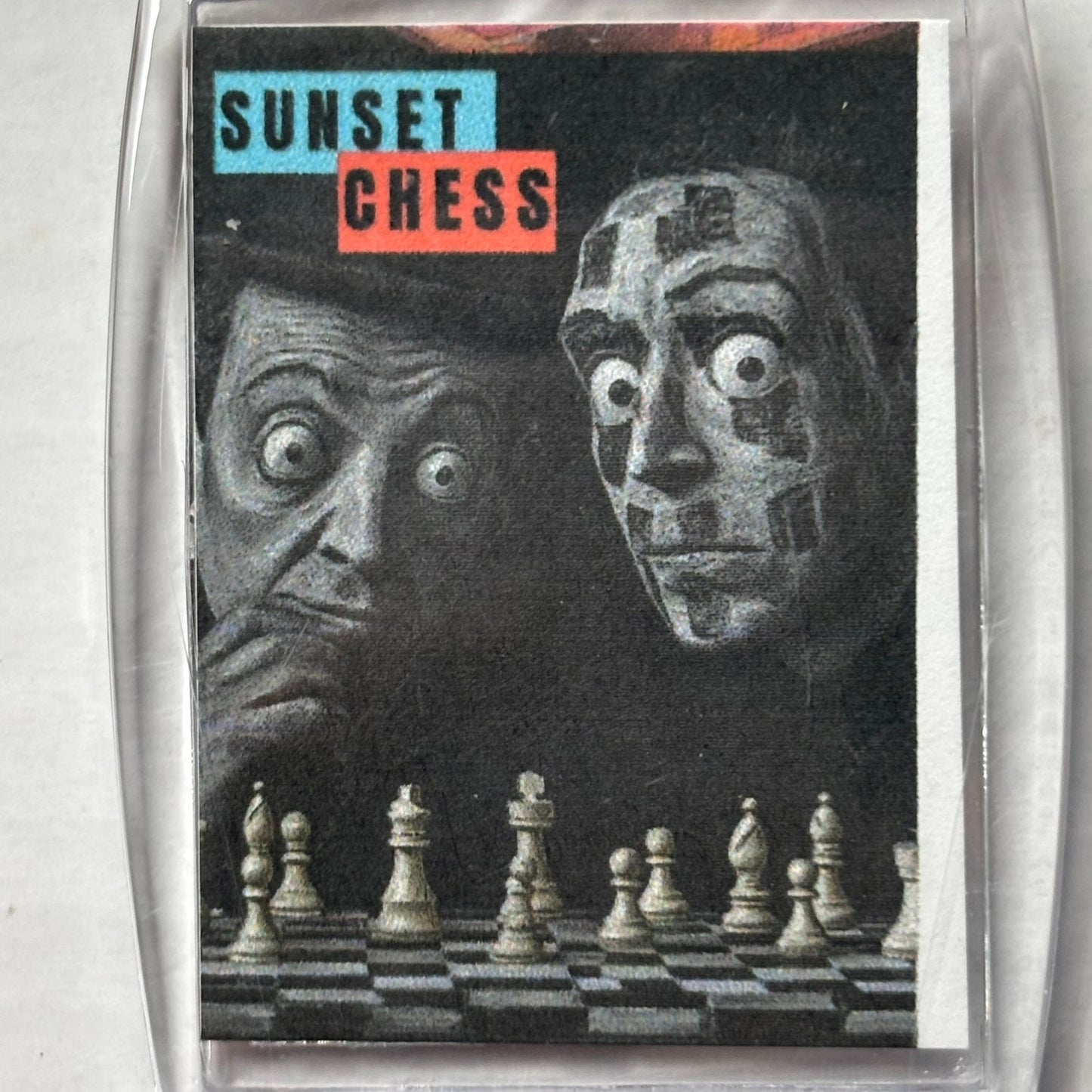 Popping Eyes - Chess  Photo Keychain