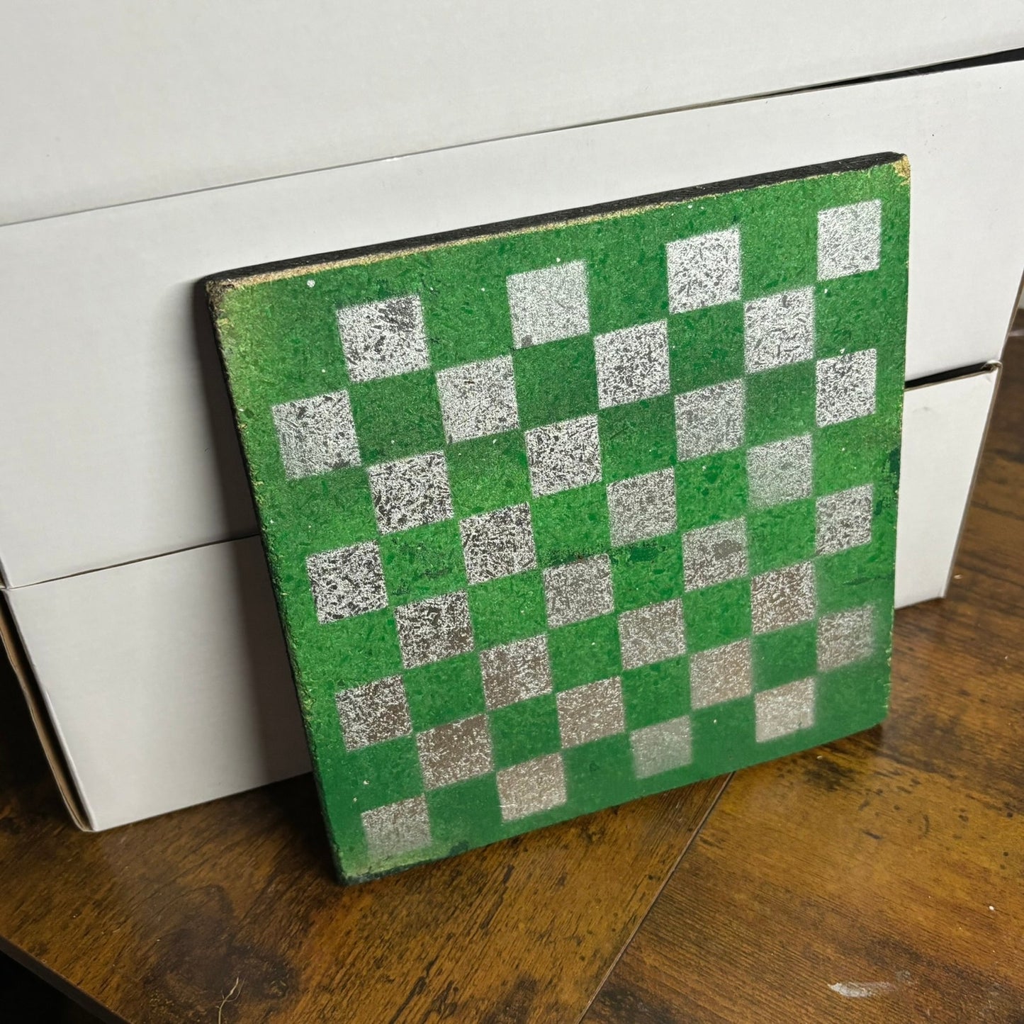 Green Chrome - Painted Double Sided Chess Board