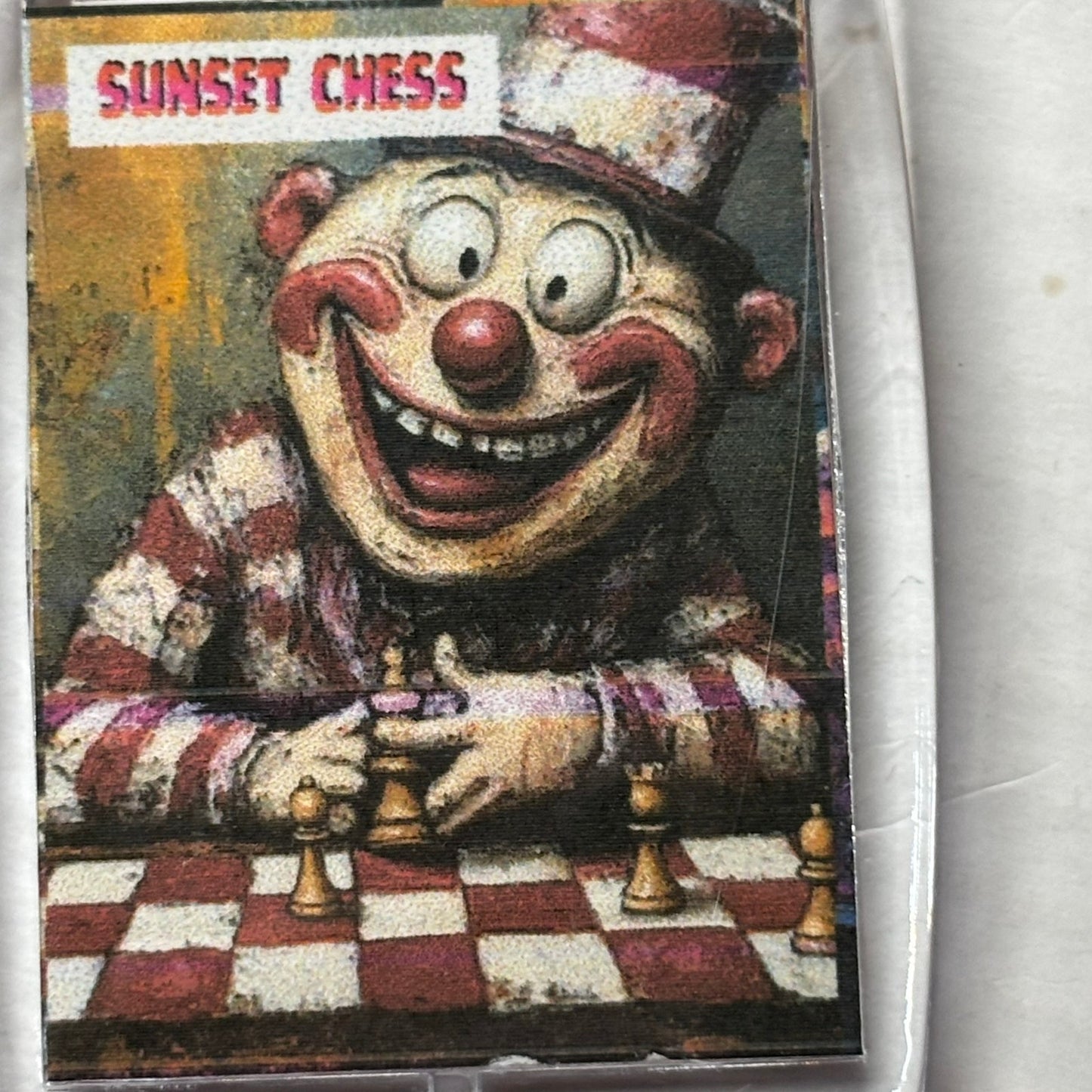 Prison Clown - Chess  Photo Keychain